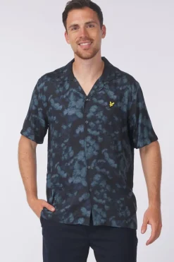 Lyle & Scott Hemd Digital Floral Resort Legacy