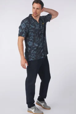 Lyle & Scott Hemd Digital Floral Resort Legacy
