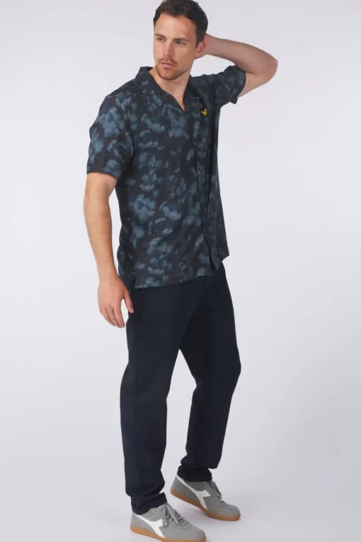 Lyle & Scott Hemd Digital Floral Resort Legacy