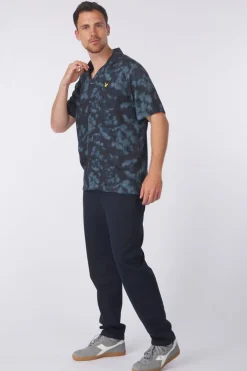 Lyle & Scott Hemd Digital Floral Resort Legacy
