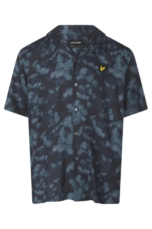 Lyle & Scott Hemd Digital Floral Resort Legacy