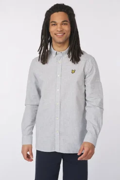 Lyle & Scott Hemd Linen Blend Oxford Legacy