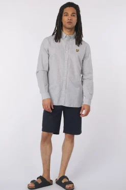 Lyle & Scott Hemd Linen Blend Oxford Legacy