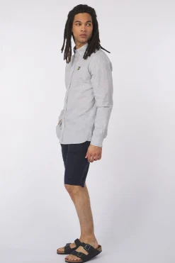 Lyle & Scott Hemd Linen Blend Oxford Legacy