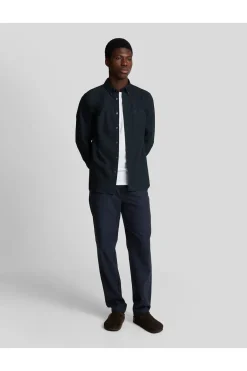 Lyle & Scott Hemd Tonal Eagle Plain Oxford
