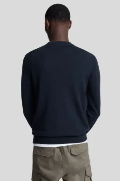 Lyle & Scott Trui Cotton Merino Crew Neck