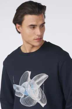 Lyle & Scott Trui 3D Line Graphic Crew Neck Legacy