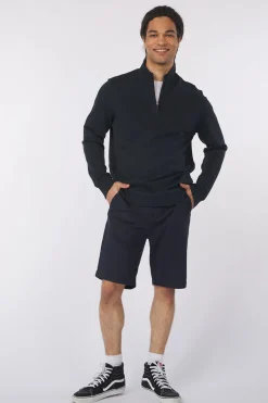 Lyle & Scott Trui Superfine Quarter Zip Tonal