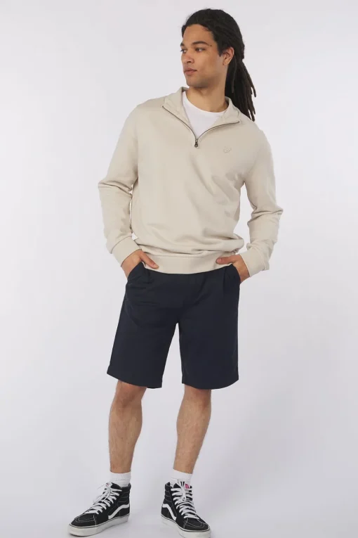 Lyle & Scott Trui Tonal Eagle Quarter Zip Sweat Tonal Eagle