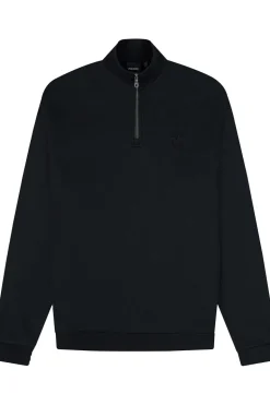 Lyle & Scott Trui Tonal Eagle Quarter Zip Sweat Tonal Eagle