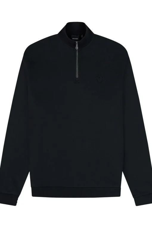 Lyle & Scott Trui Tonal Eagle Quarter Zip Sweat Tonal Eagle