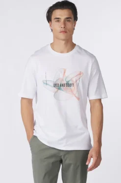 Lyle & Scott T-Shirt 3D Line Graphic Legacy