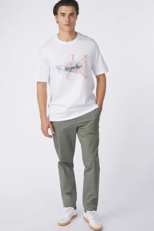 Lyle & Scott T-Shirt 3D Line Graphic Legacy