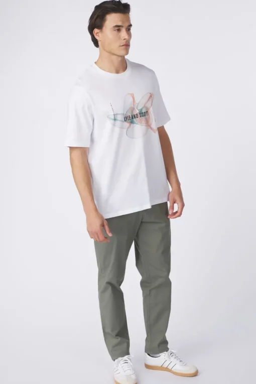 Lyle & Scott T-Shirt 3D Line Graphic Legacy