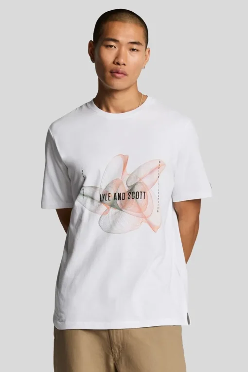 Lyle & Scott T-Shirt 3D Line Graphic Legacy