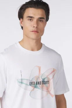 Lyle & Scott T-Shirt 3D Line Graphic Legacy
