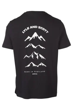 Lyle & Scott T-Shirt Mountain Borders Graphic Graphics