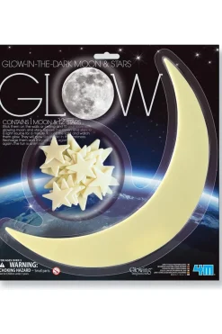 4M Speelgoed Glow In The Dark Moon And Stars