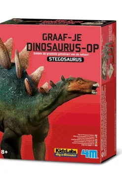 4M Speelgoed Graaf Je Dinosaurus Op - Stegosaurus