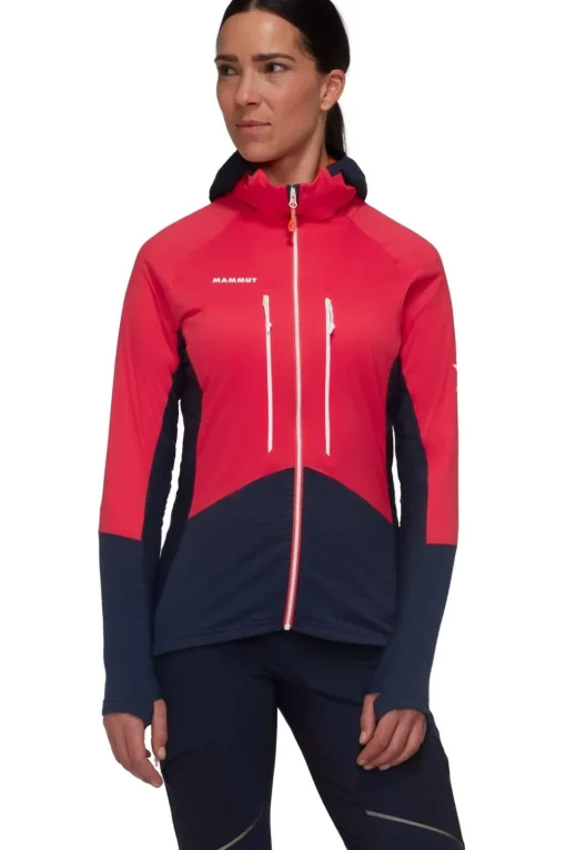 Mammut Softshell Jas Eiger Nordwand Ml Hybrid Hooded Jacket Women