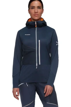 Mammut Trui Eiger Speed Ml Hybrid Half Zip Hoodie Women