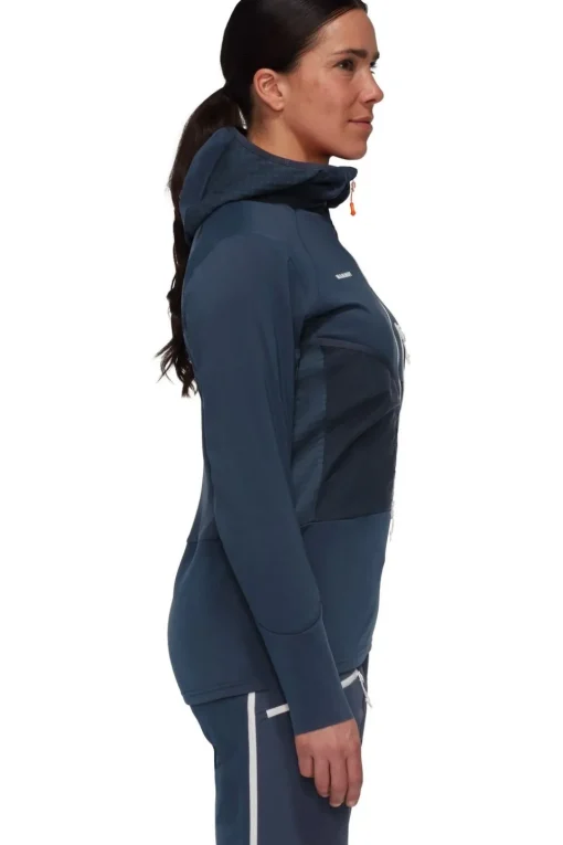 Mammut Trui Eiger Speed Ml Hybrid Half Zip Hoodie Women