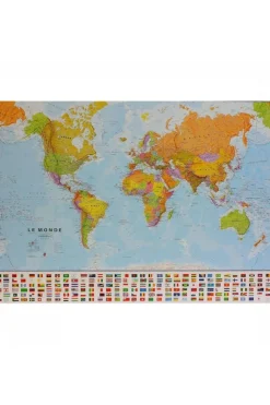 Maps International Monde pol. plano gepl. mi