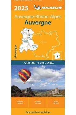 Michelin Boek Auvergne 2021 522 Mich (R)