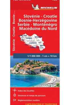 Michelin Slovenië /Kroatië/Bosnië/Servië/Mon. 736 mich (r)
