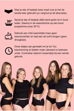 Moi et marie Bikinibroekje Wave Zwemslip Lage Taille