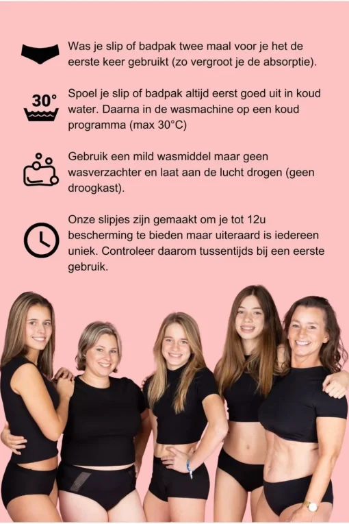 Moi et marie Bikinibroekje Wave Zwemslip Lage Taille