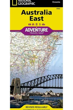 National Geographic Australië Oost adv. ng  r/v (r) wp