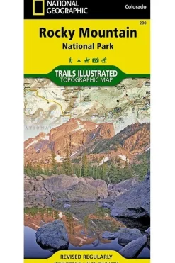 National Geographic Rocky Mountain NP 200 GPS ng r/v wp /CO