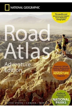 National Geographic USA Canada Mexico road atlas ng Adventure ed.