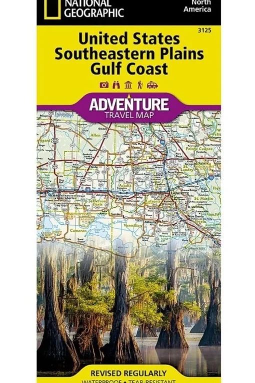 National Geographic USA Southeastern Plains & Gulf Coast adv. ng r/v (r) wp