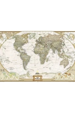 National Geographic World pol. plano gepl. antiek ng