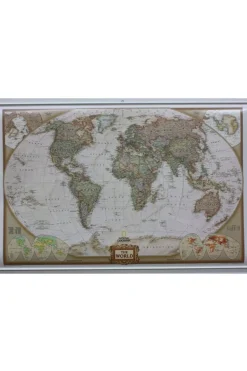 National Geographic World pol. gepl. met latjes antiek ng