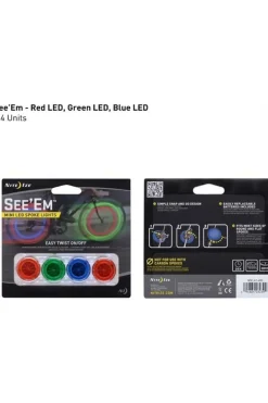 Nite Ize See Em Mini Spoke (4Pcs)