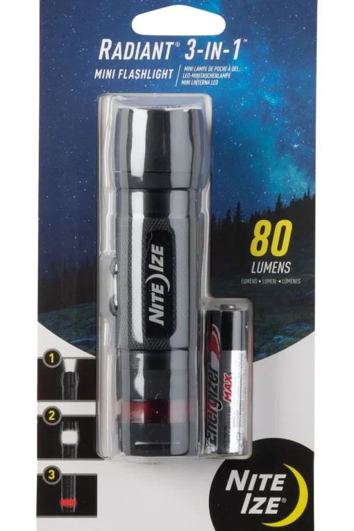Nite Ize Zaklamp 3-In-1 Led Mini Flashlight 80 Lumen