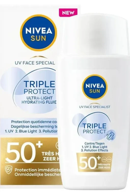Nivea Zonnebescherming Spf 50 40Ml Face Uv Specialist Triple Protection