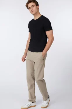 No Excess Broek Pants With Linen Garment Dyed