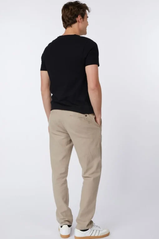 No Excess Broek Pants With Linen Garment Dyed