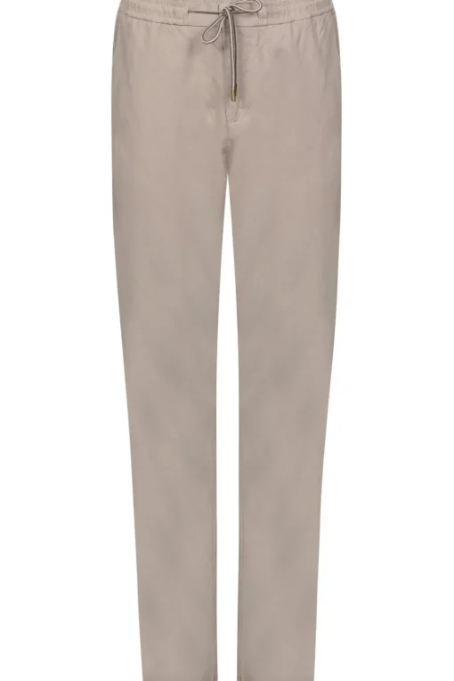 No Excess Broek Pants With Linen Garment Dyed