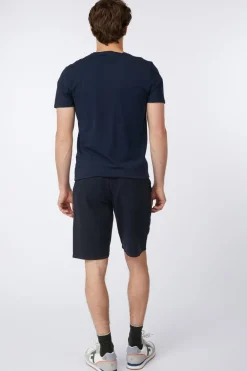No Excess Short Shorts With Linen Garment Dyed