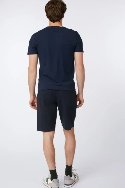 No Excess Short Shorts With Linen Garment Dyed