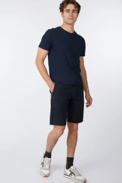 No Excess Short Shorts With Linen Garment Dyed