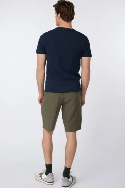 No Excess Short Shorts With Linen Garment Dyed