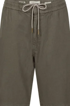 No Excess Short Shorts With Linen Garment Dyed