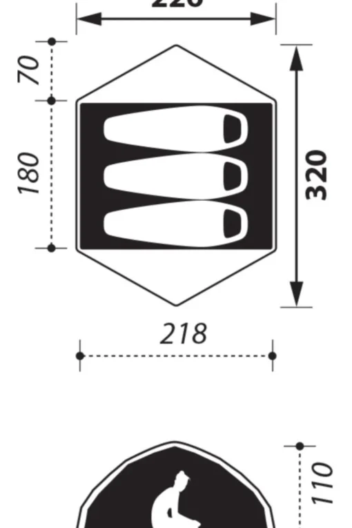 Nomad Tent Jade 3 Premium