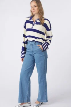 Numph Jeans Amber W. Buttons Long